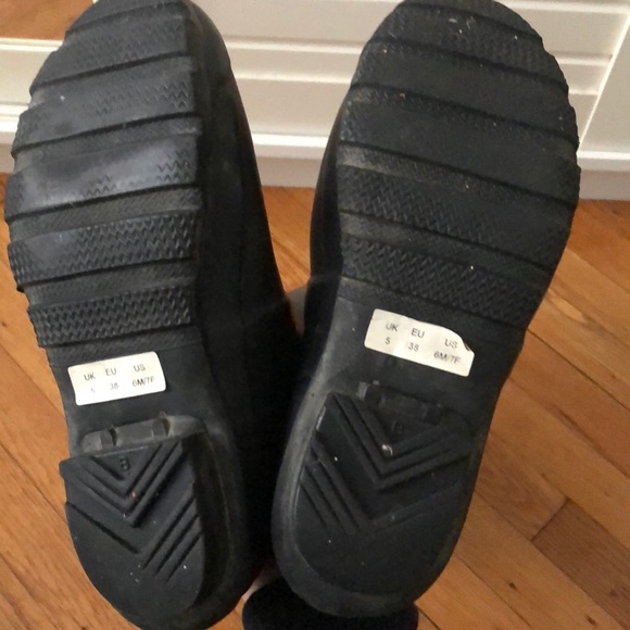 Hunter Matte Black Tall Classic Rain Boots size 7 - Picture 8 of 12